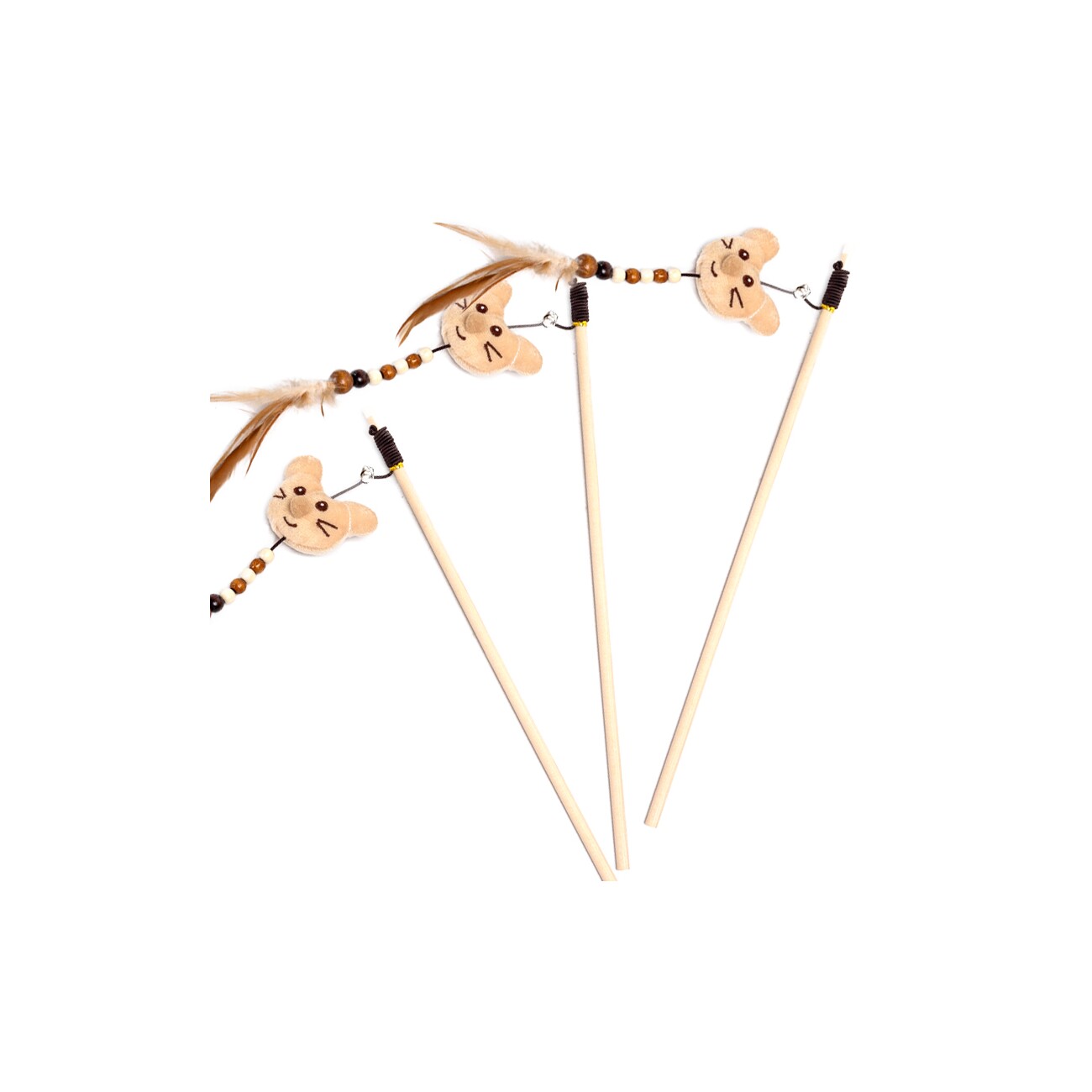 nobleza 3er Set - Katzenangel - Spielangel - Katze