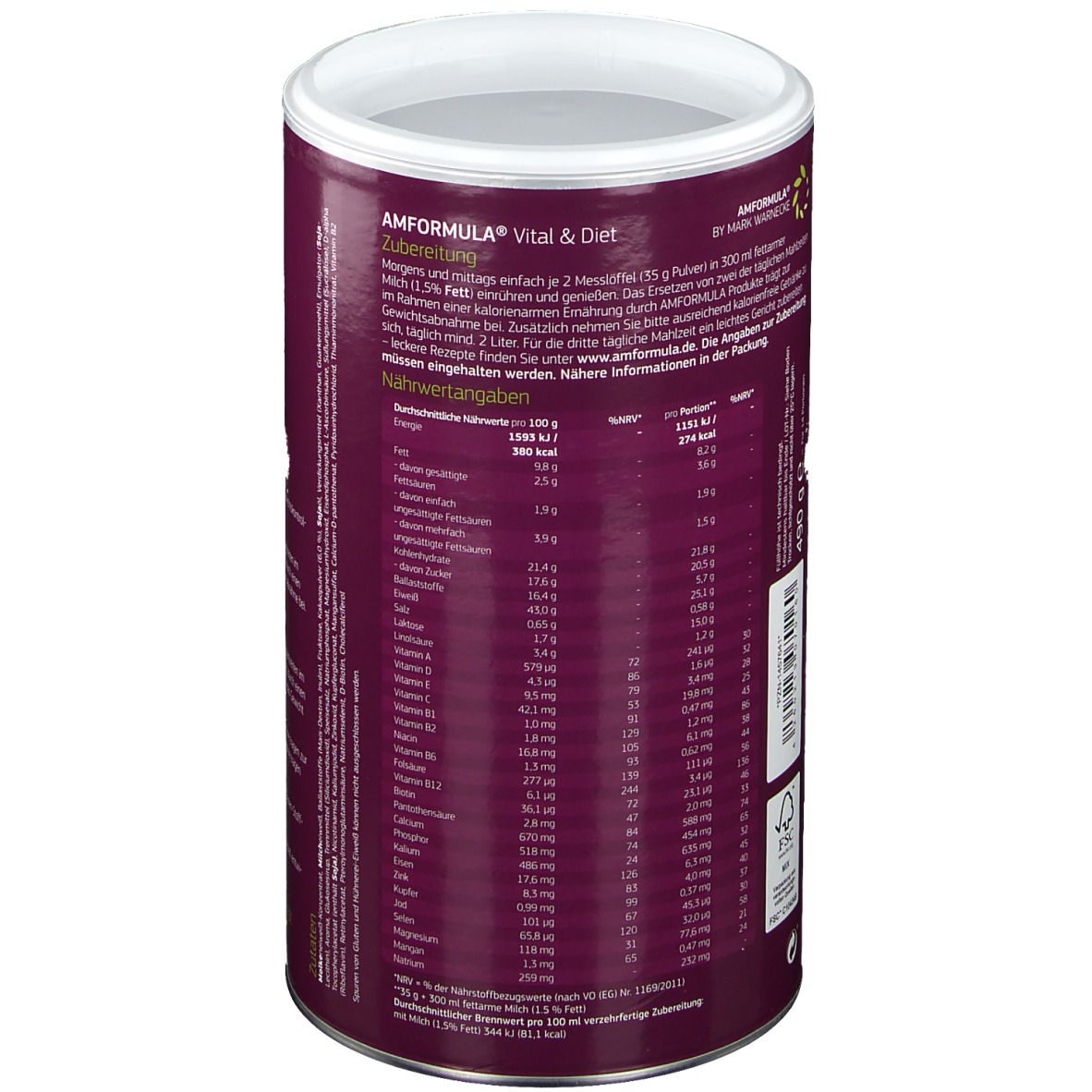 Amformula® Diet Schokolade