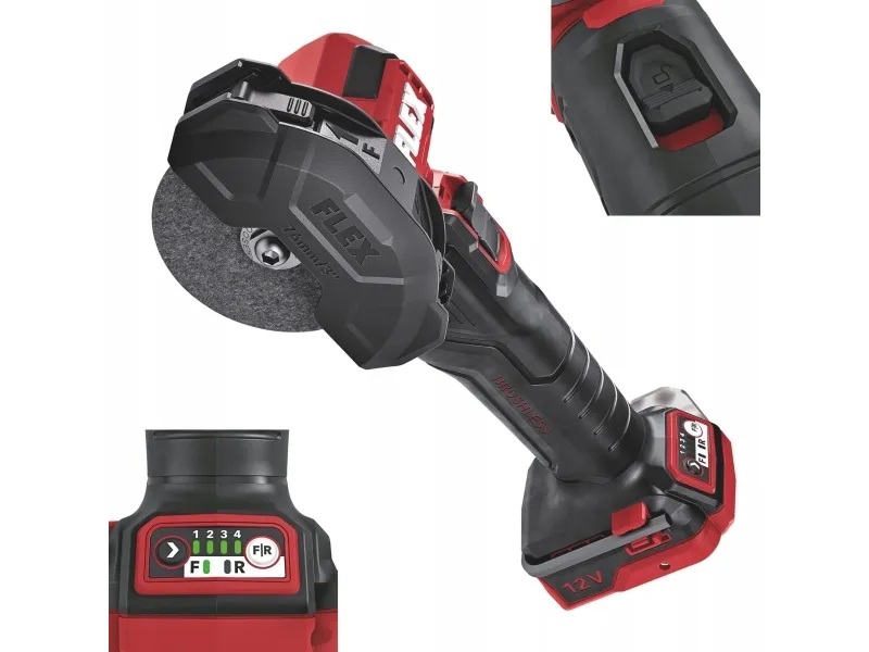 Flex akku vinkelsliber LBE 76 12-EC C