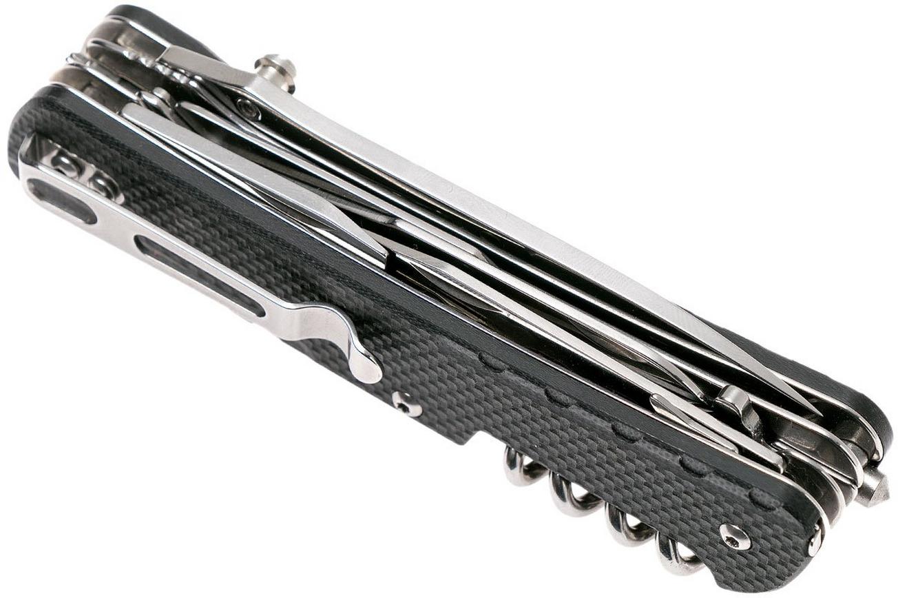Ruike LD31-B Trekker zakmes, zwart
