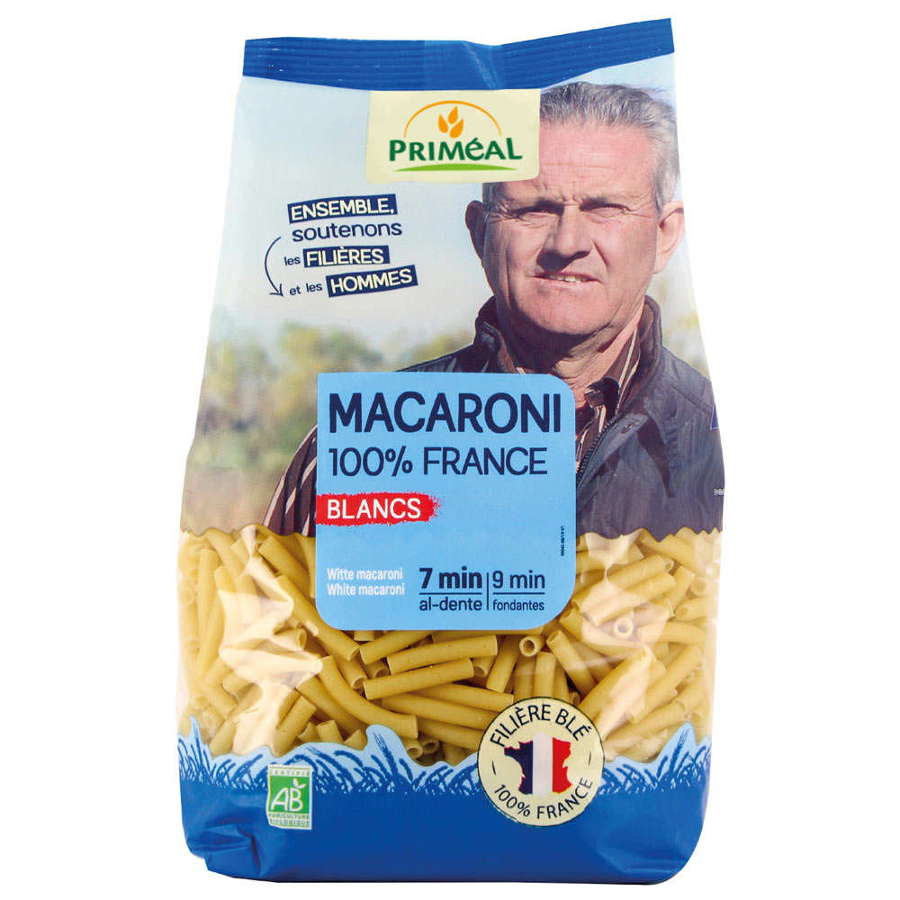 Macaroni bio 100% Français