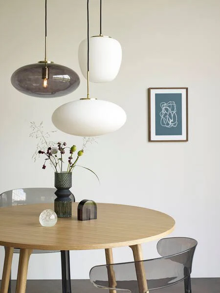 Hübsch  Lampe, spejl/messing - Ø: 40 cm.