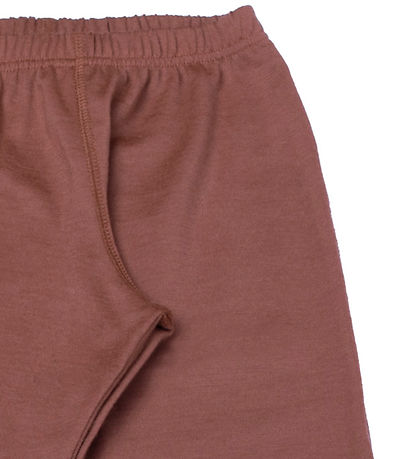 Joha Leggings - Uld - R?d/Brun