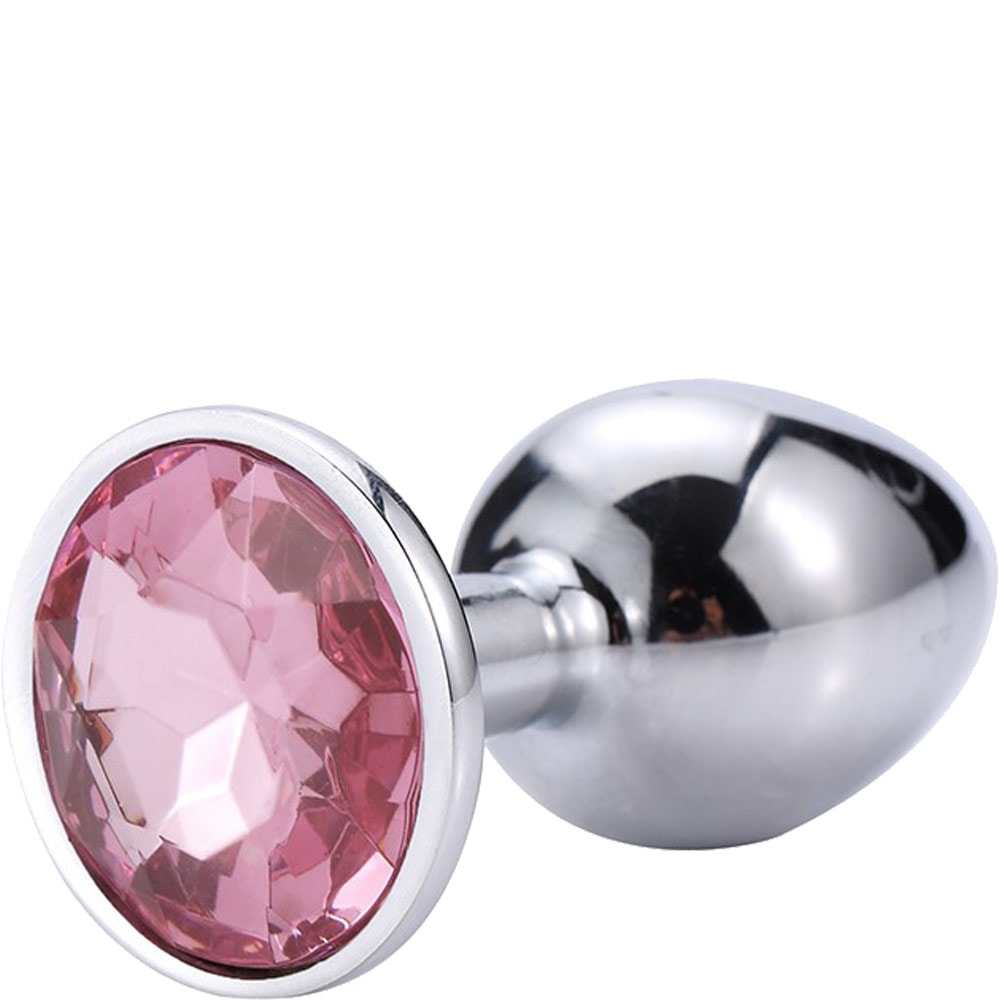 Plug bijou aluminium bijou - Rose - Taille S