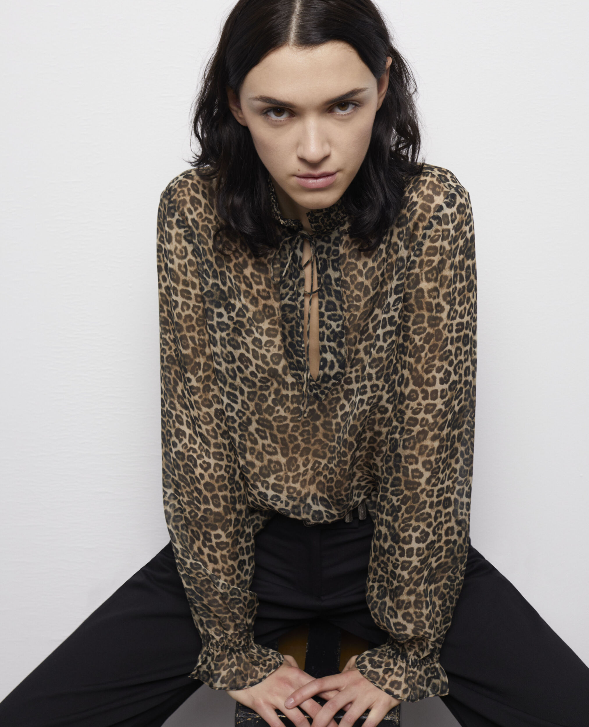 Blouse léopard