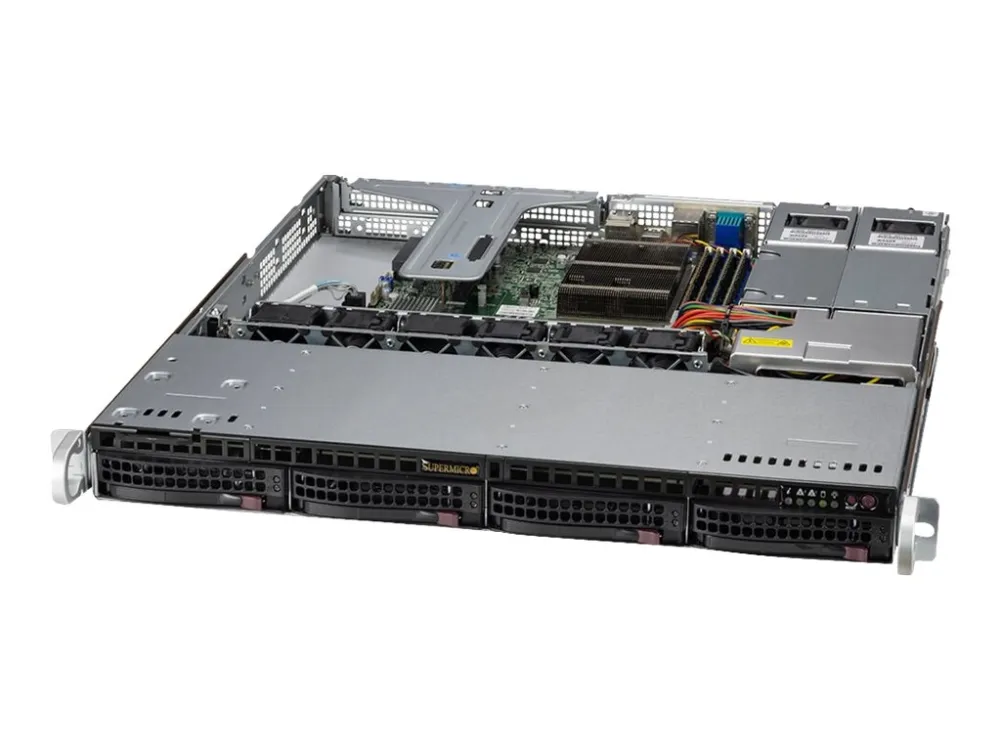 Supermicro UP SuperServer 510T-MR - Server - rack-monterbar 1U - envejs - uden CPU - RAM 0 GB - SATA - hot-swap 3.5