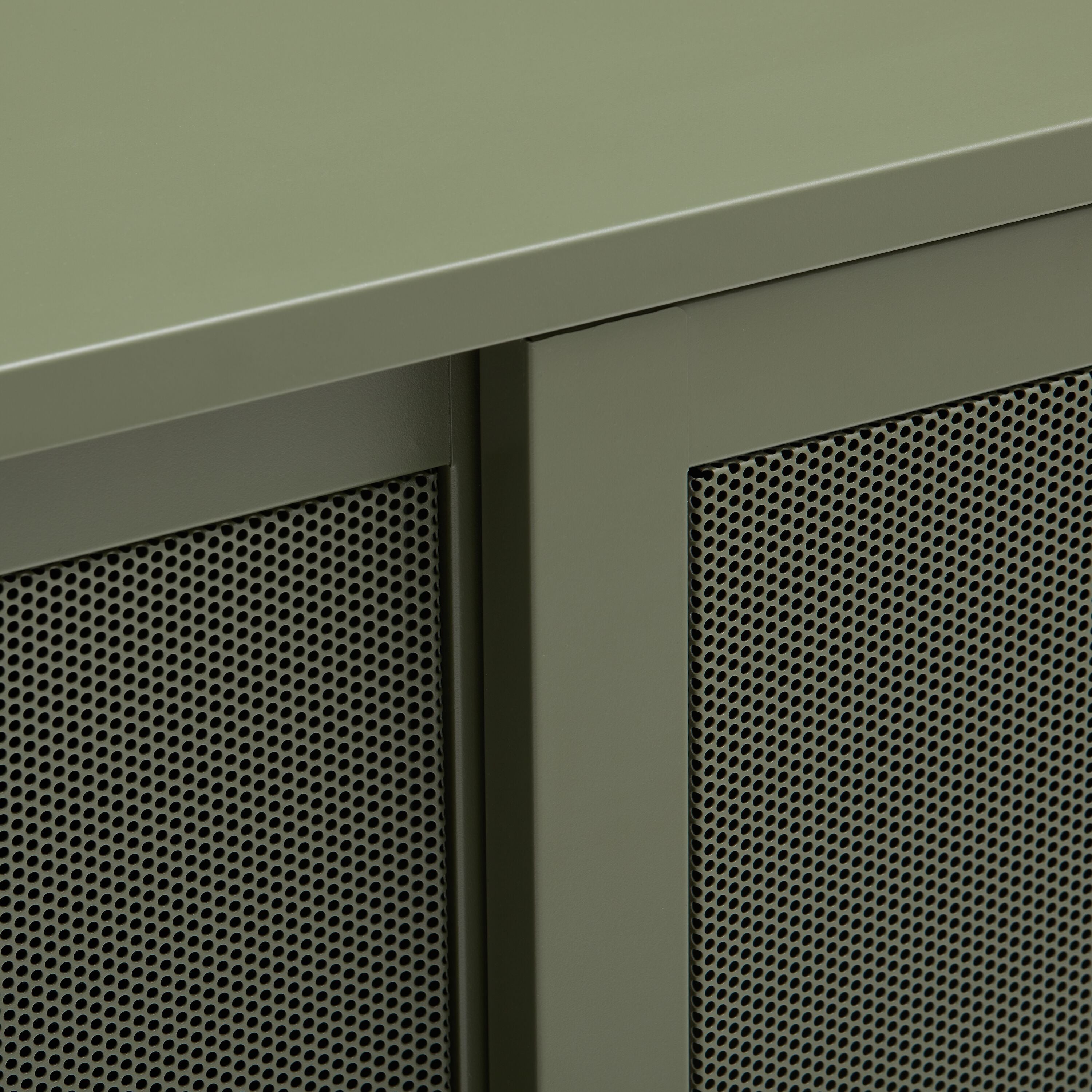 VALENA Sideboard - Olive / B: 120.0 cm x T: 45.0 cm x H: 75.0 cm