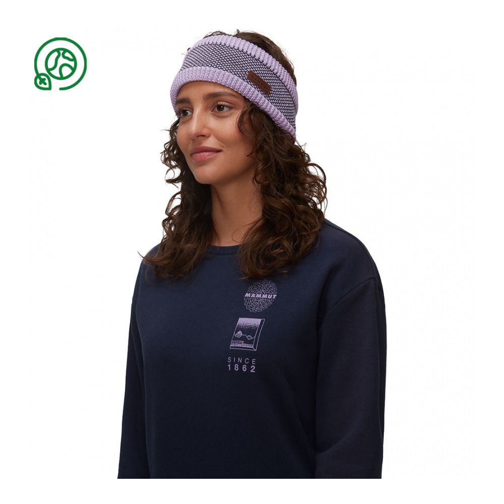 Mammut SNOW - Bandeau Femme supernova/marine