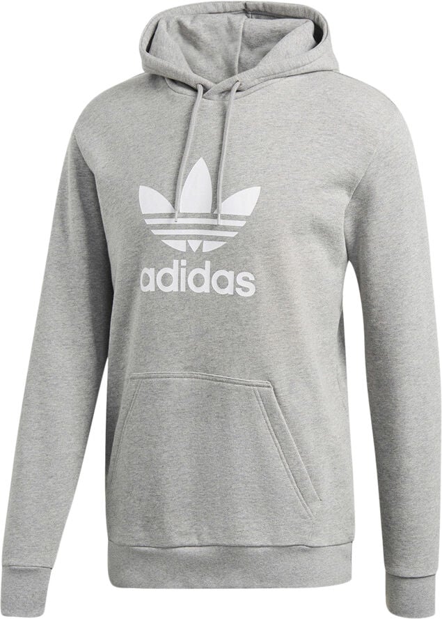 adidas Trefoil hættetrøje Grå