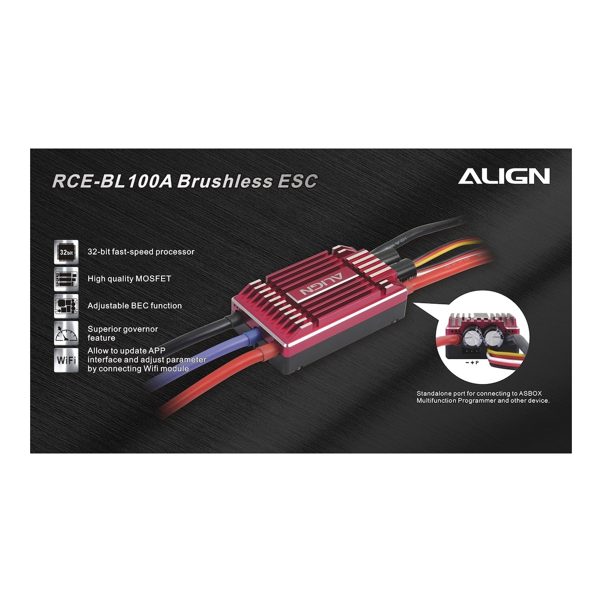 Align 100A ESC 3-6S inc BEC