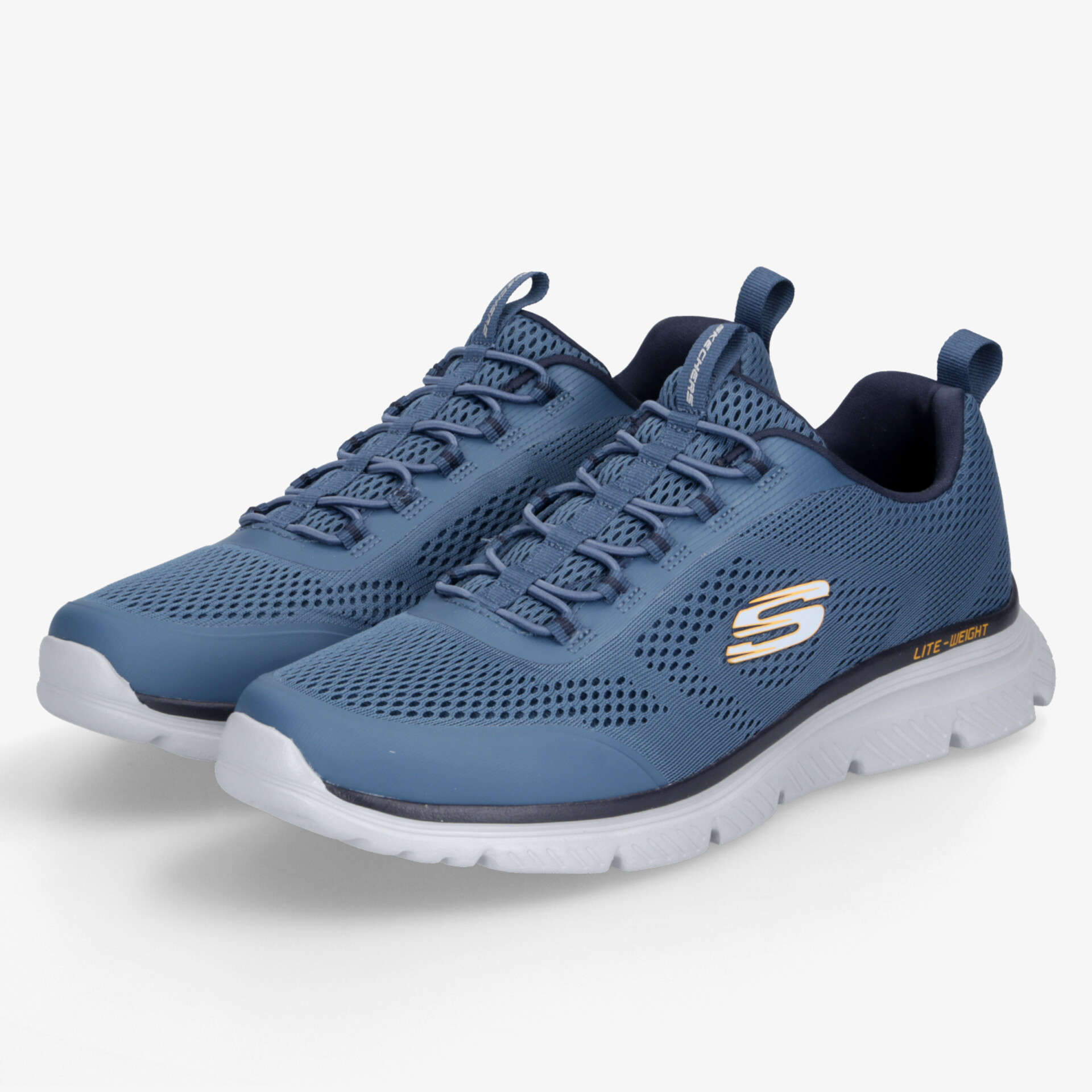 SKECHERS Herren Sneaker Low blau
