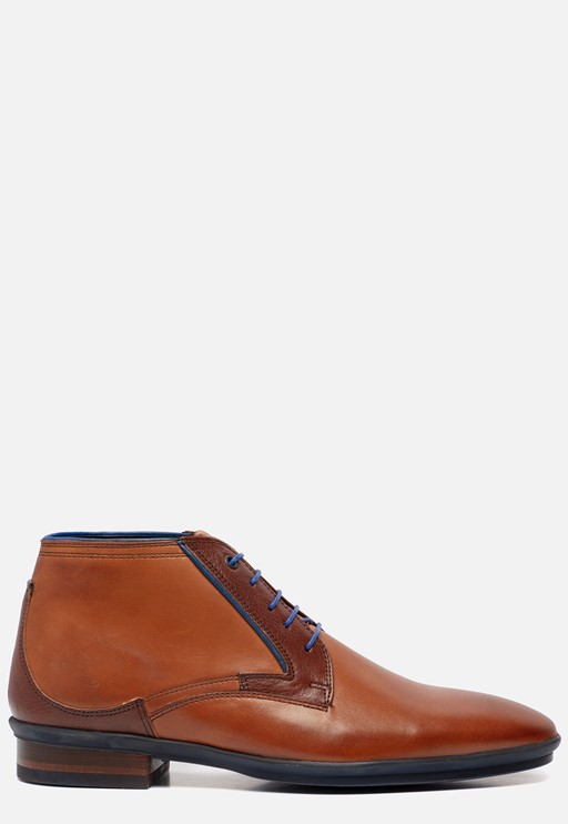 Floris van Bommel Veterschoenen cognac Leer 390304