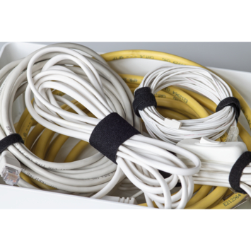 Klittenbinder zwart 5 meter x 30 mm