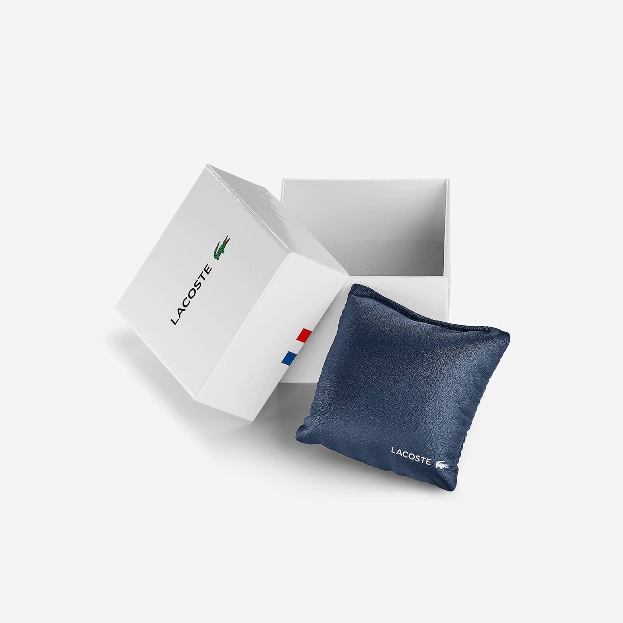 LACOSTE 12.12 Damenuhr mit pinkfarbenem Silikonband Uhren - Weiss - Lacoste - Damen
