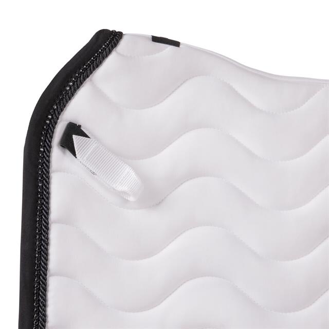 Zadeldek QHP Nummer Dressuur Wit-zwart