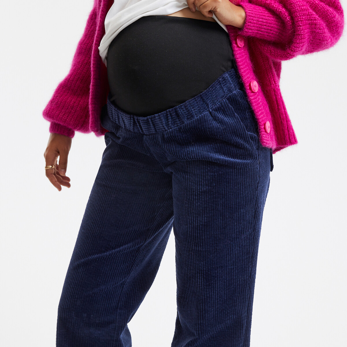 COLEÇÕES LA REDOUTE<br>Calças largas para gestantes