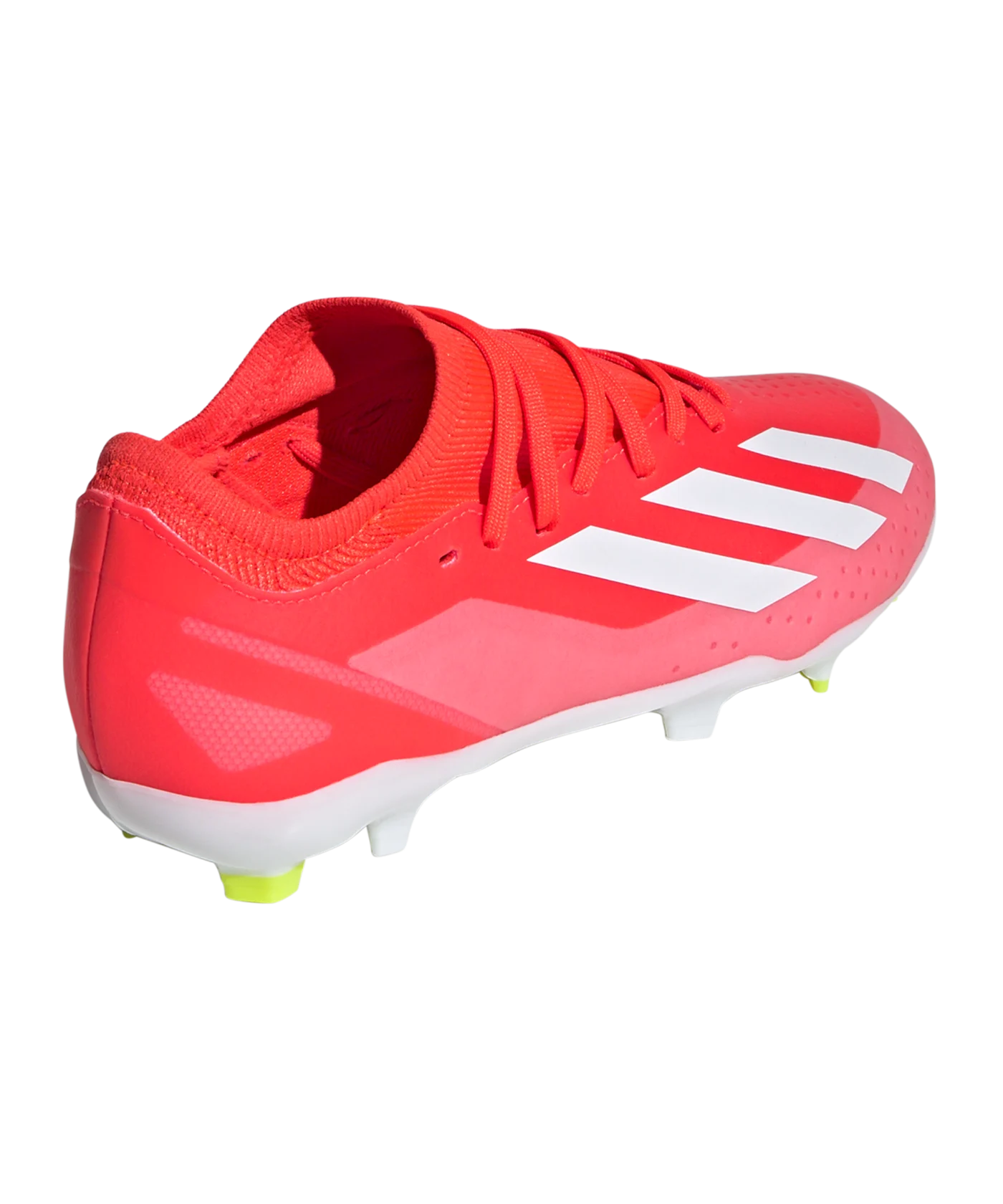 adidas X Crazyfast League FG Kids Energy Citrus Rot Weiss Gelb