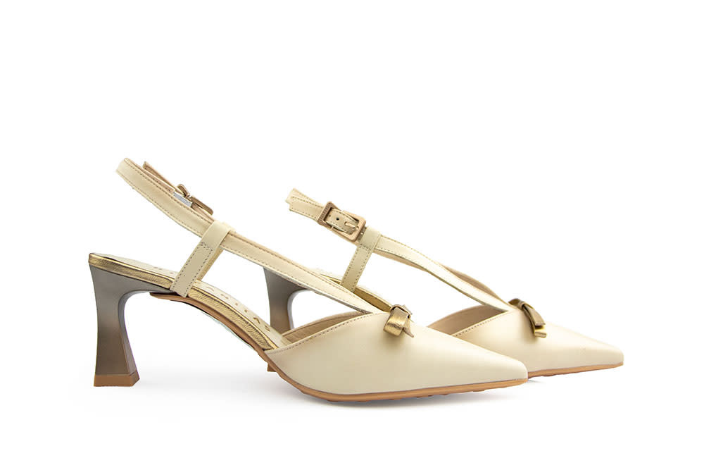 HIspanitas Slingback Pump Giorgia Soho Butter Platino