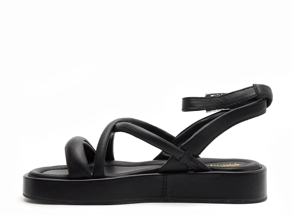 Clarks nu pieds plats femme alda cross noir