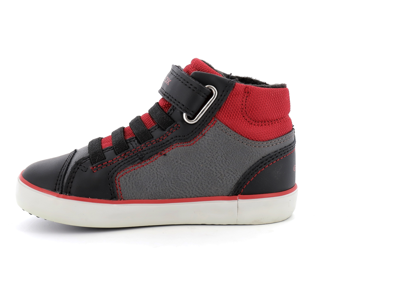 Geox-J GISLI BOY-J165CA Matières combinées Noir Rouge