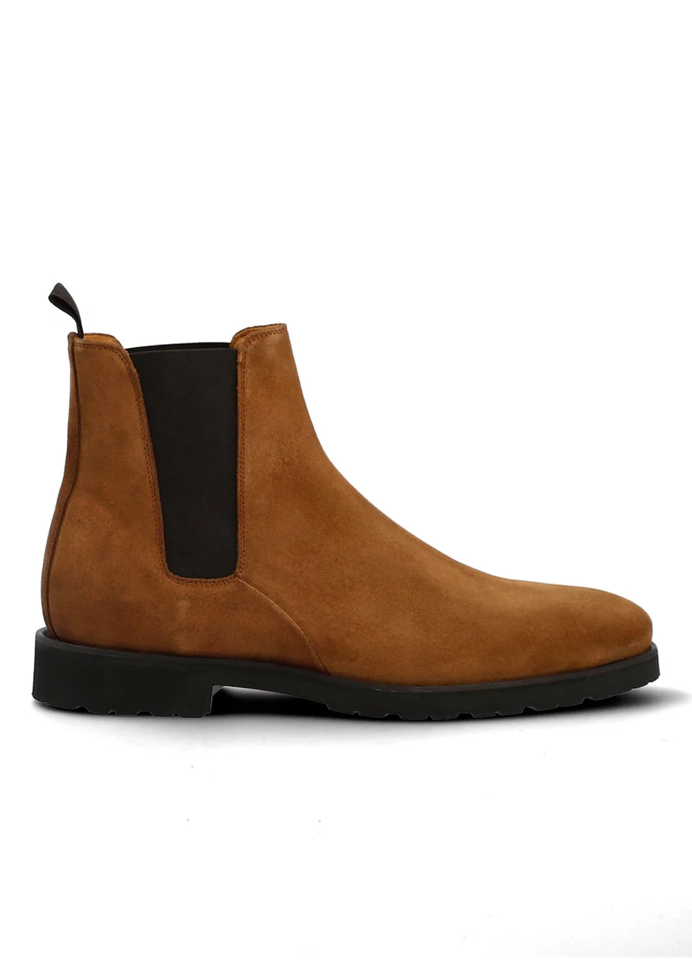 CHELSEA BOOTS PATRIZIO VELOURS COGNAC