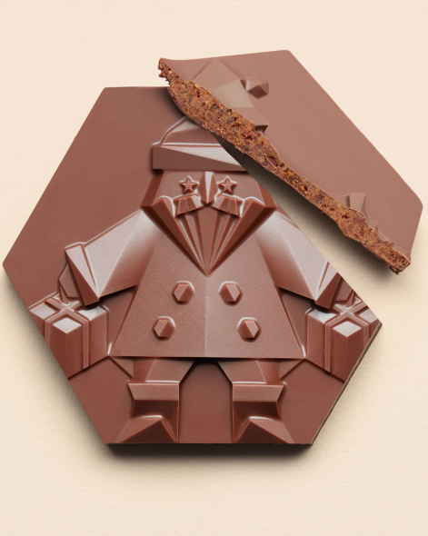 Hexa Père-Noël Lait | Le Chocolat Alain Ducasse 60g