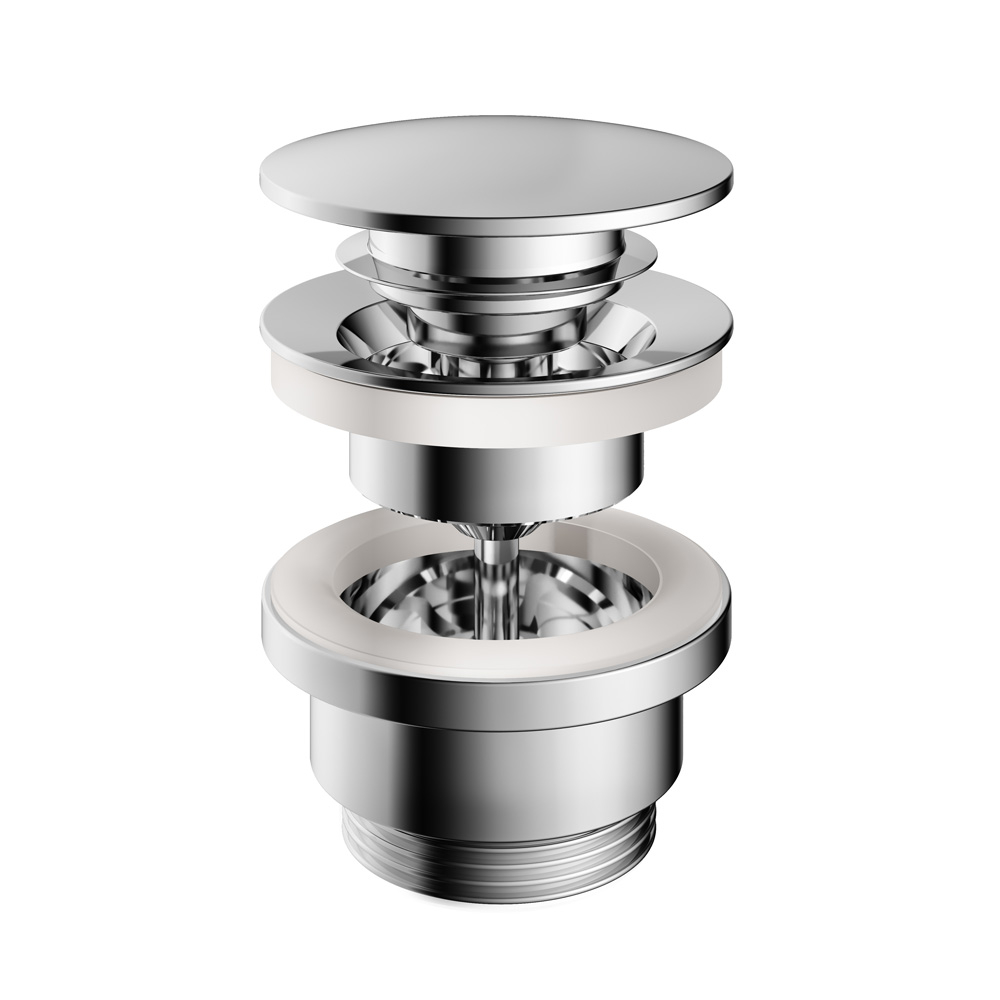 Hotbath Cobber Clickplug Clickwaste Chroom P710
