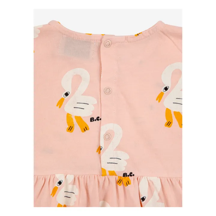 Bobo Choses Robe Coton Bio Pélicans | Rose