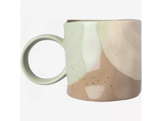 HABITAT - Mug en faïence - 350 ml - Vert (Lot de 6) - Aliona