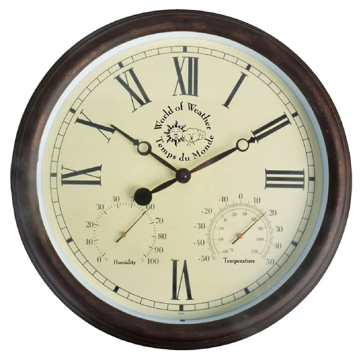 Decoshop26 Horloge Station Thermo-Hygro