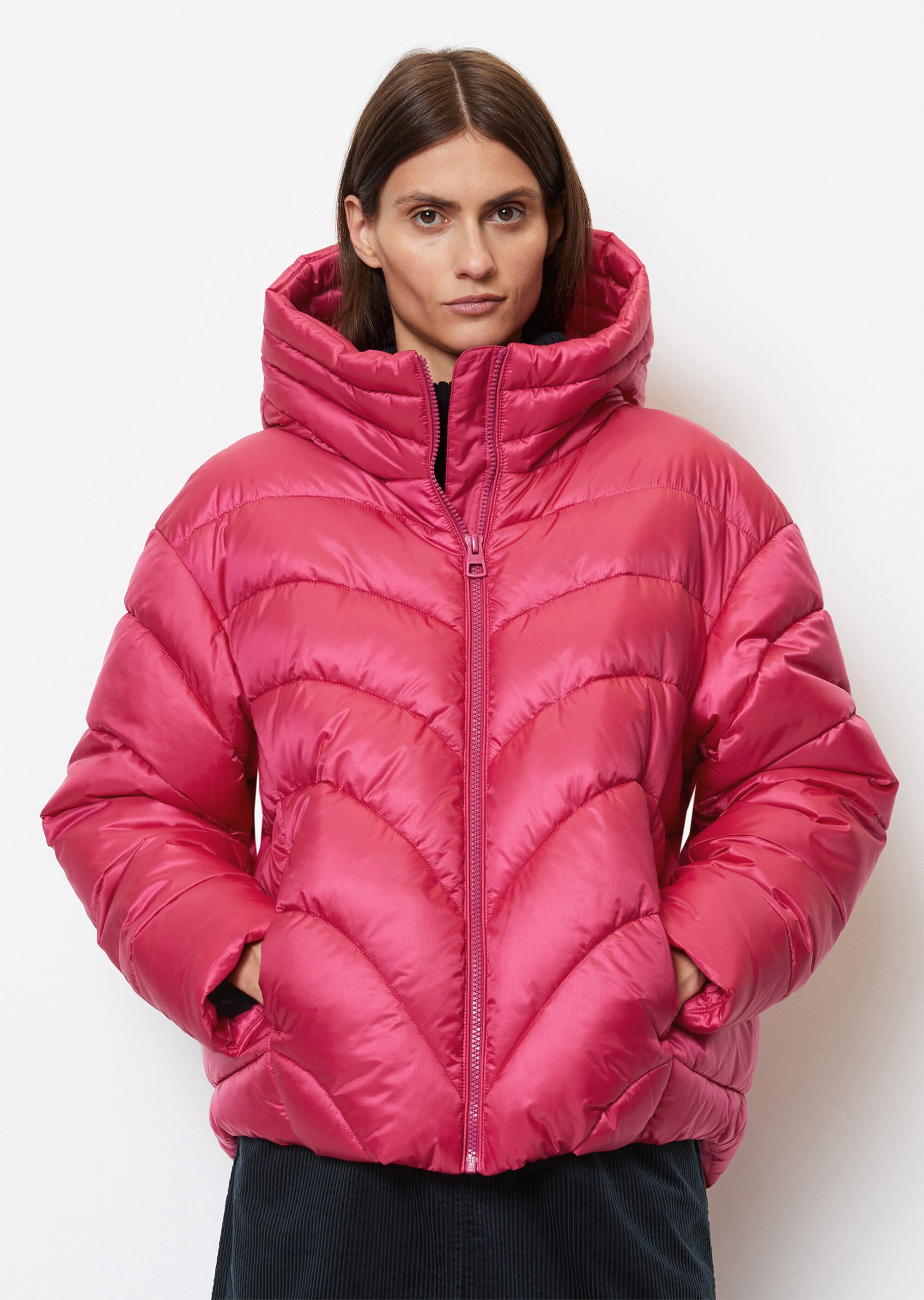 DfC Steppjacke relaxedaus recycelten Materialien