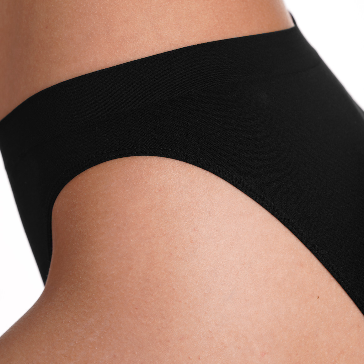 Gina Benotti Damen Seamless-Slip aus Mikrofaser schwarz
