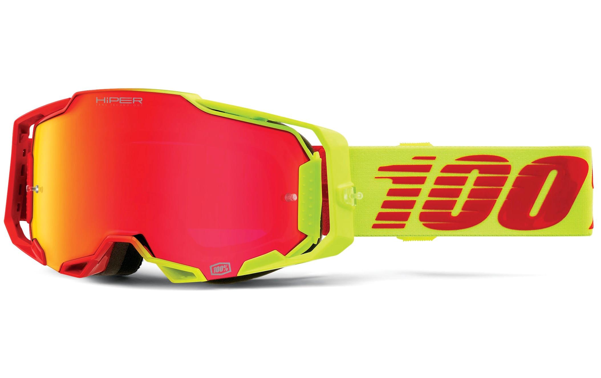 Sportbrille Armega Solaris, HiPer Red Mirror<br>Armega, bruchsichere Brille für Motocross Rennfahrer