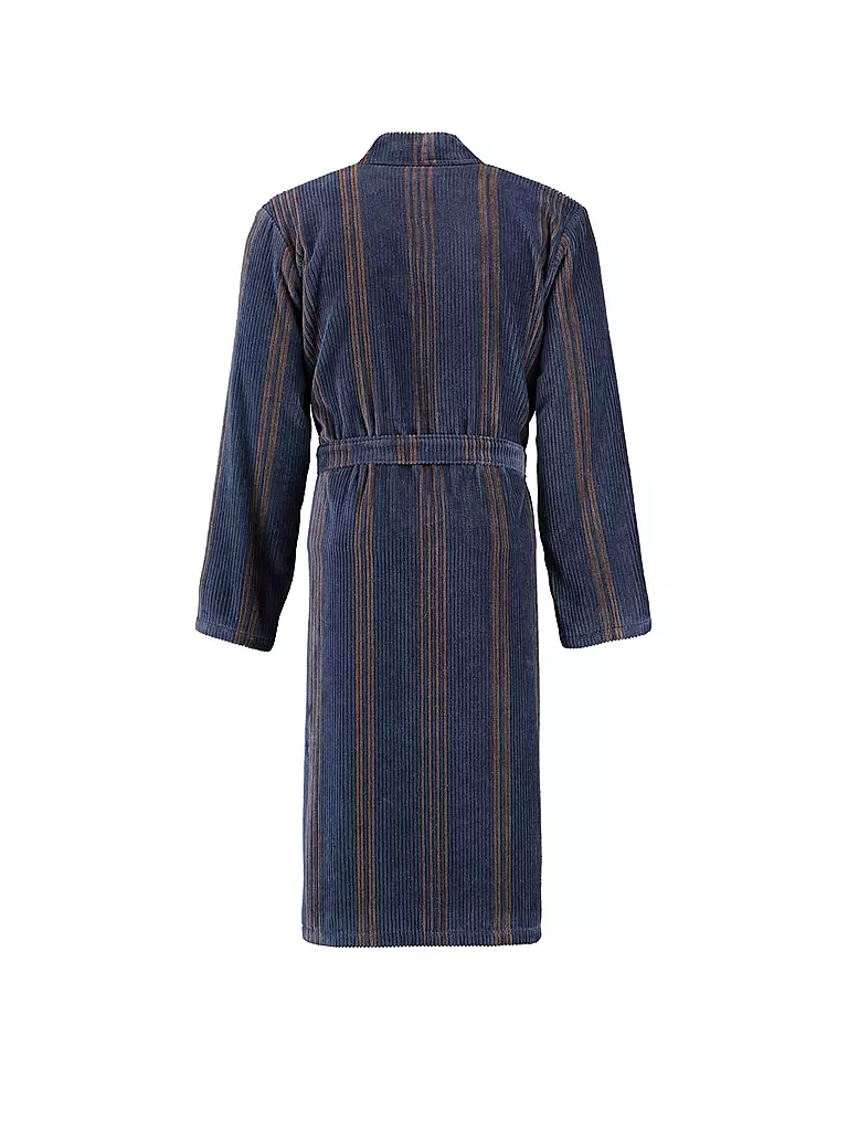 CAWÖ Herren Bademantel Blau/Braun blau