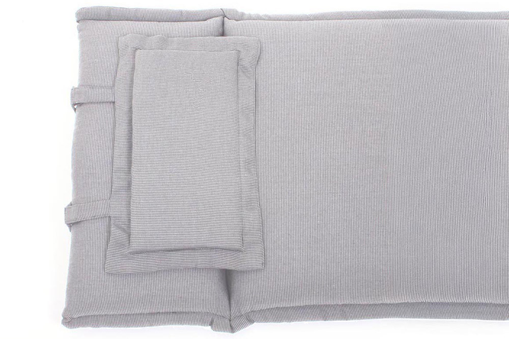 Outdoor Kissen ROG 58x196cm taupe Polster-Auflage für Gartenliege