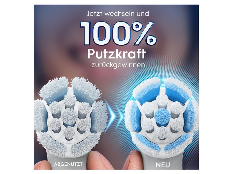 Oral-B Zahnbürstenkopf iO Sanfte Reinigung 4 Stück Ersatzbürsten