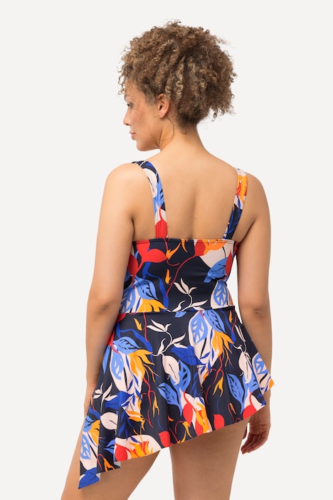 Badekleid, Blätter, Softcups, Powermesh-Futter