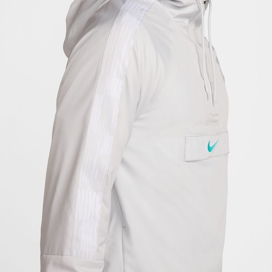 Nike Anorak Imperméable Academy   - Blanc/Turquoise