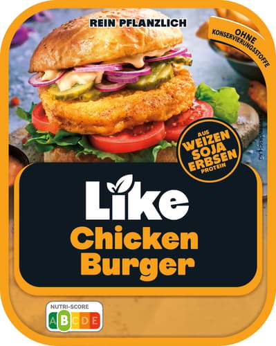 LIKE Chicken Burger VEGAN