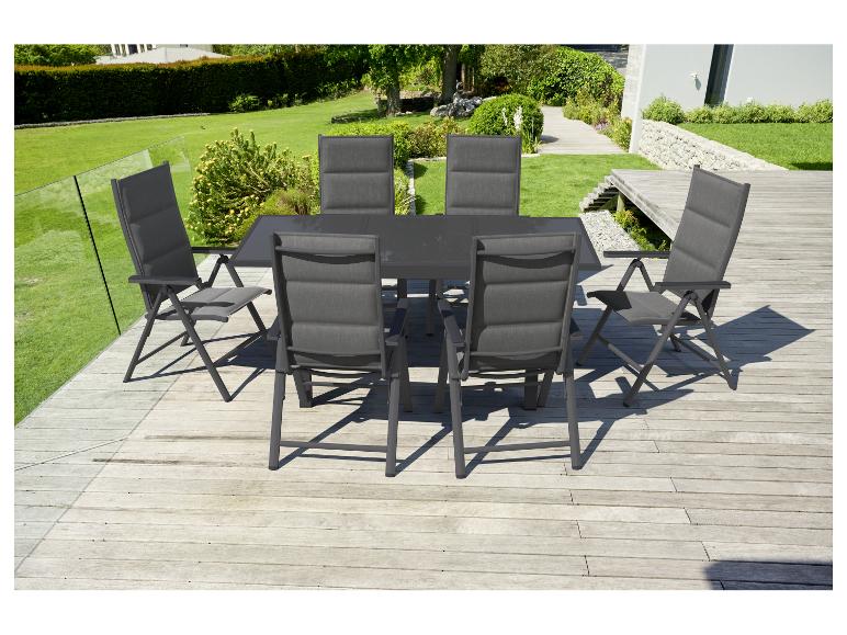 Aluminium tuinset Toronto Deluxe 7-delig