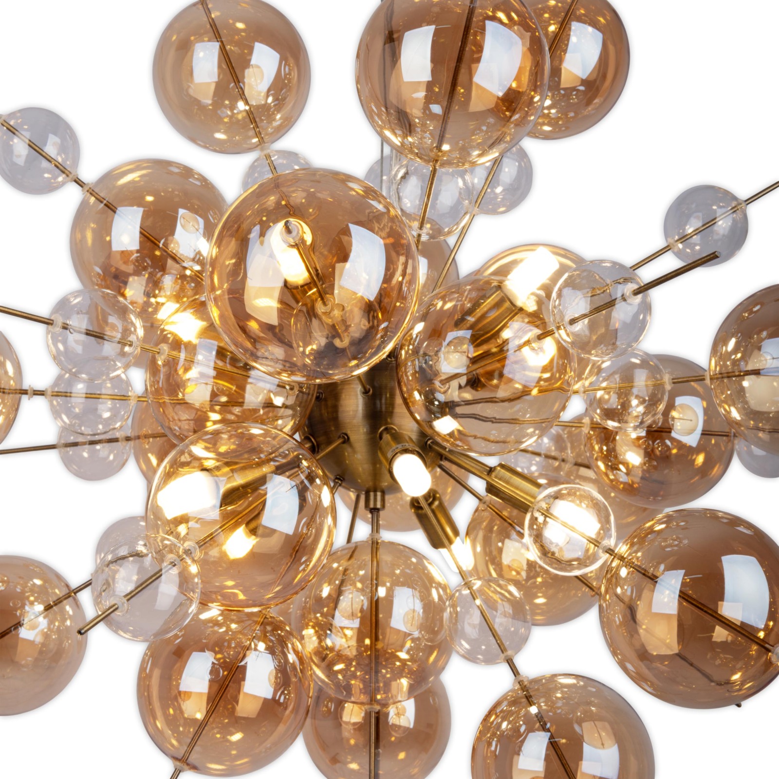 Pendelleuchte EXPLOSION - amber - Glas