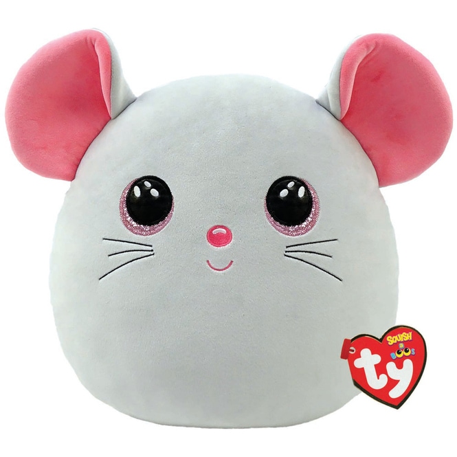 TY - Squish a Boo - Plüsch Kissen - Maus Catnip - ca. 35 cm