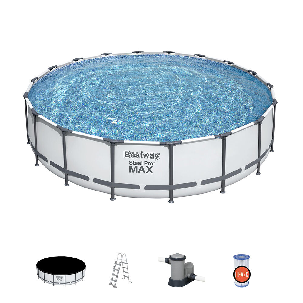 Piscine hors sol ronde Steel Pro Max™ Bestway Ø549xH122cm