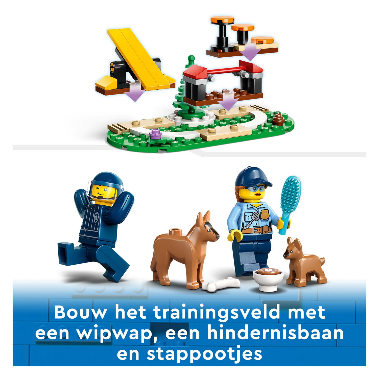 LEGO City 60369 Mobiele Training voor Politiehonden