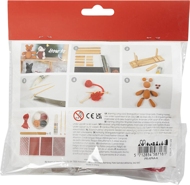 Creativ Company Mini DIY Kit Nissens Dør, Julegaver