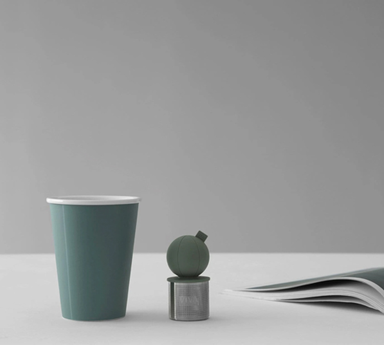 Tasse 32 cl en porcelaine Hazy blue VIVA Scandinavia