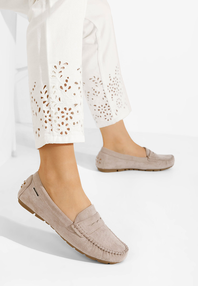 Mocassins femme beige Abilena