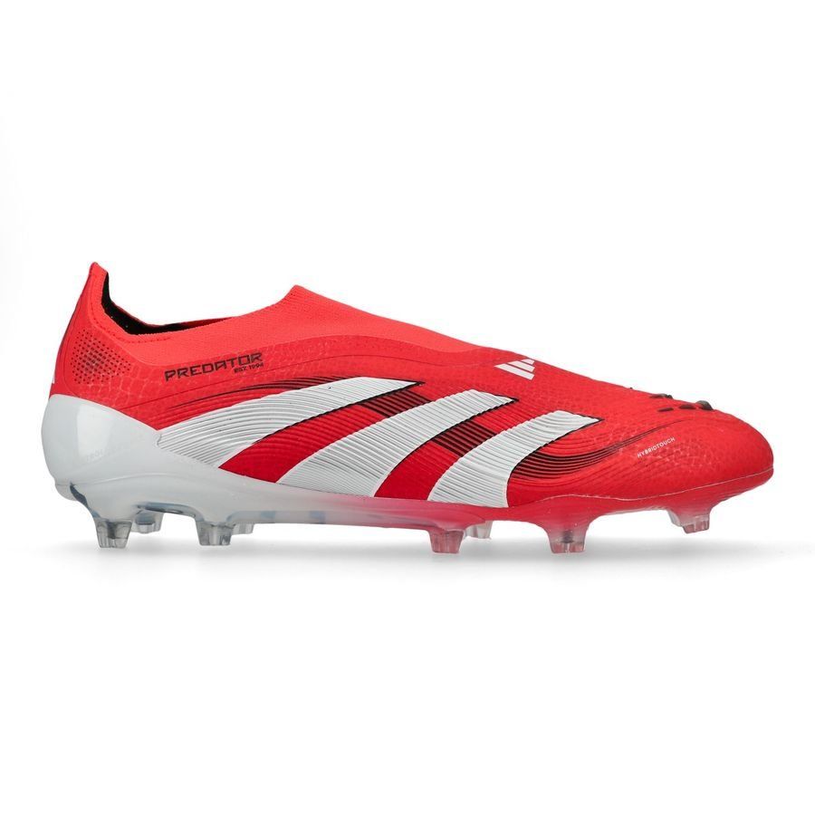 adidas Predator Elite Laceless FG Pure Victory - Lucid Red/Blanc/Noir