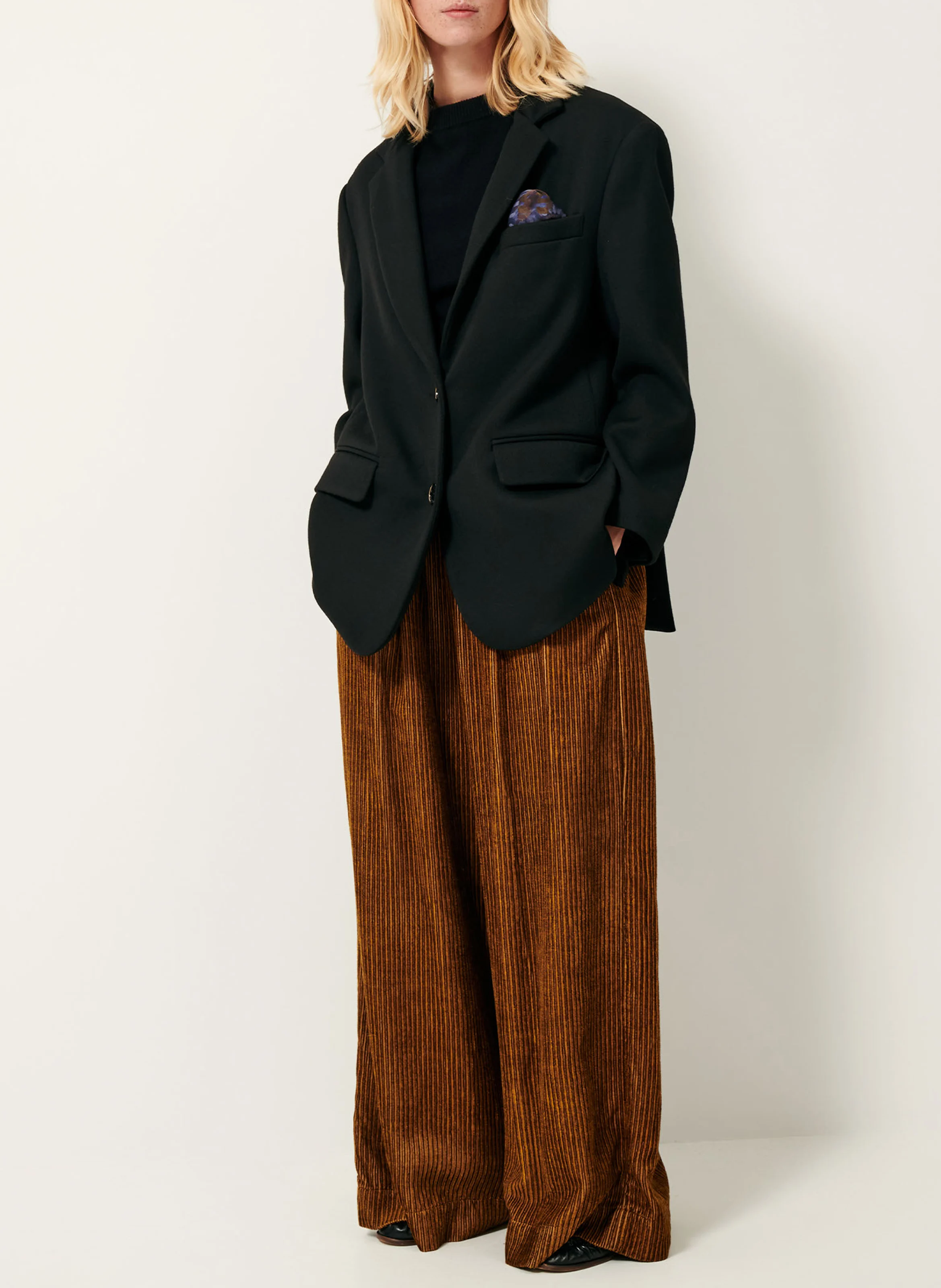 ZACHARY - Veste de tailleur oversize | Noir