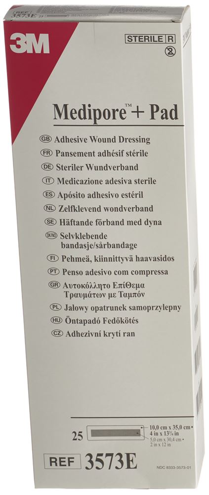 MEDIPORE 10x35cm Wundkissen 5x30cm 25 Stk<br>25 Stück, 10x35cm, Wundkissen 5x30cm